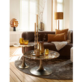 Light & Living - Kandelaar PALUNO - Ø10x60cm - Geel