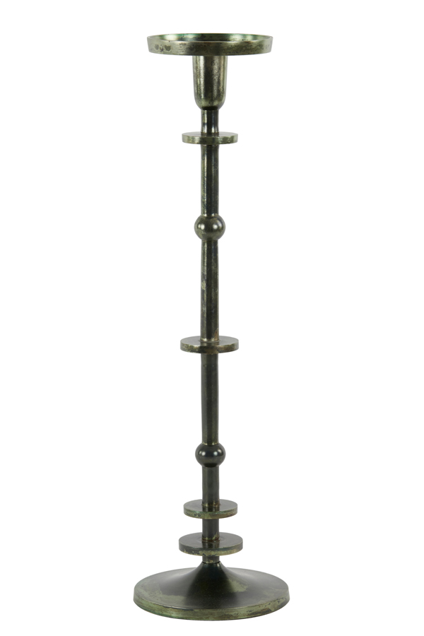 Light & Living - Kandelaar YAIRA - Ø14.5x52cm - Groen