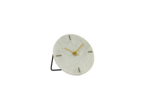 Light & Living - Klok MORENO - 15x14.5x13cm - Wit
