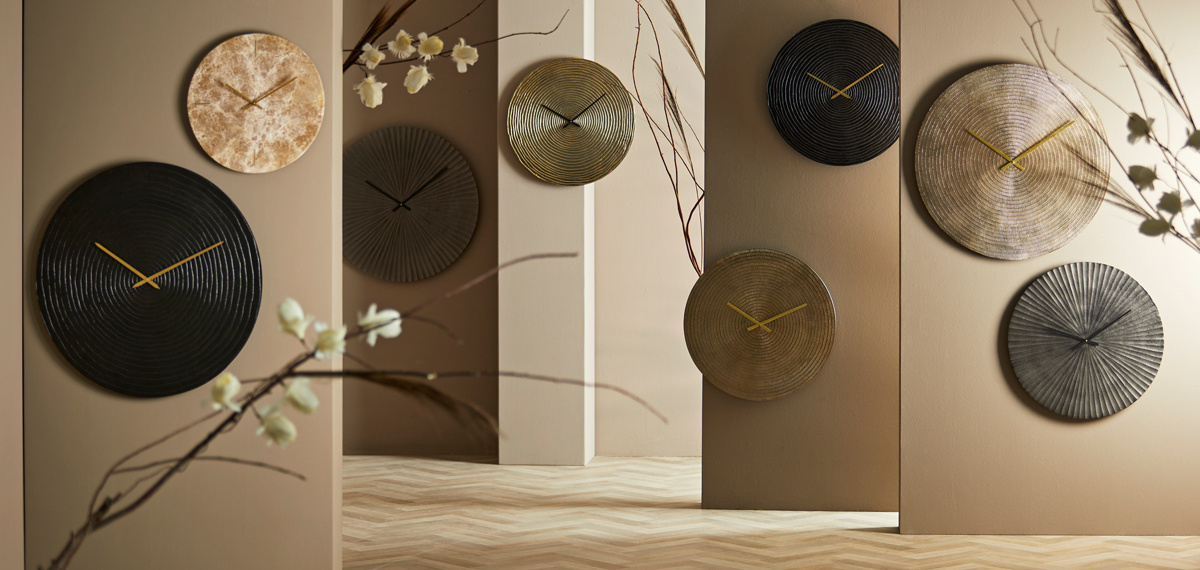 Light & Living - Klok CERVINO - 58x2x58cm - Brons