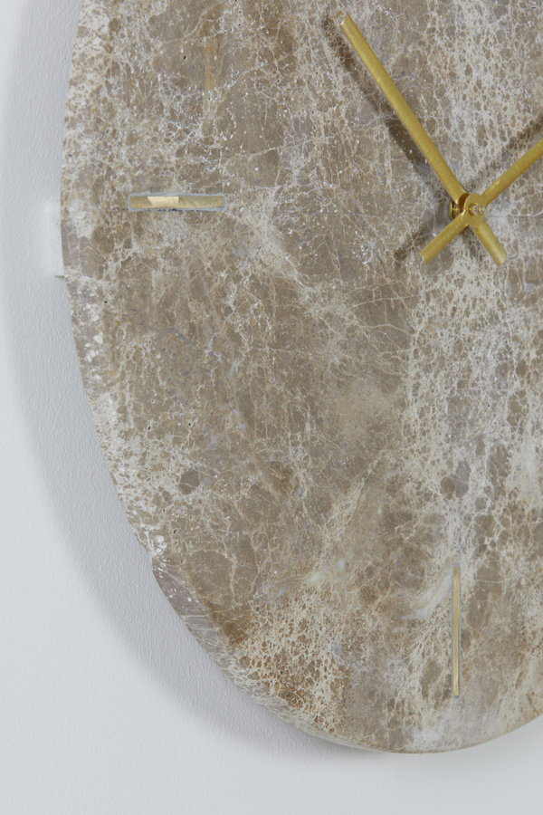 Light & Living - Klok MORENO - 43x2x43cm - Bruin