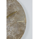 Light & Living - Klok MORENO - 43x2x43cm - Bruin