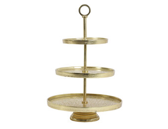 Light & Living - Etagere LUTEK - Ø32x48cm - Goud