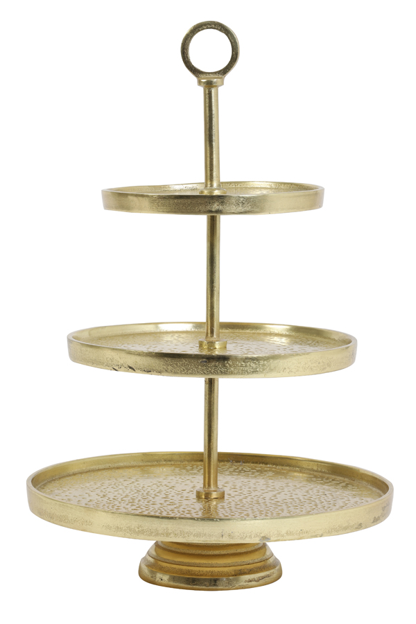 Light & Living - Etagere LUTEK - Ø32x48cm - Goud