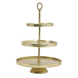 Light & Living - Etagere LUTEK - Ø32x48cm - Goud