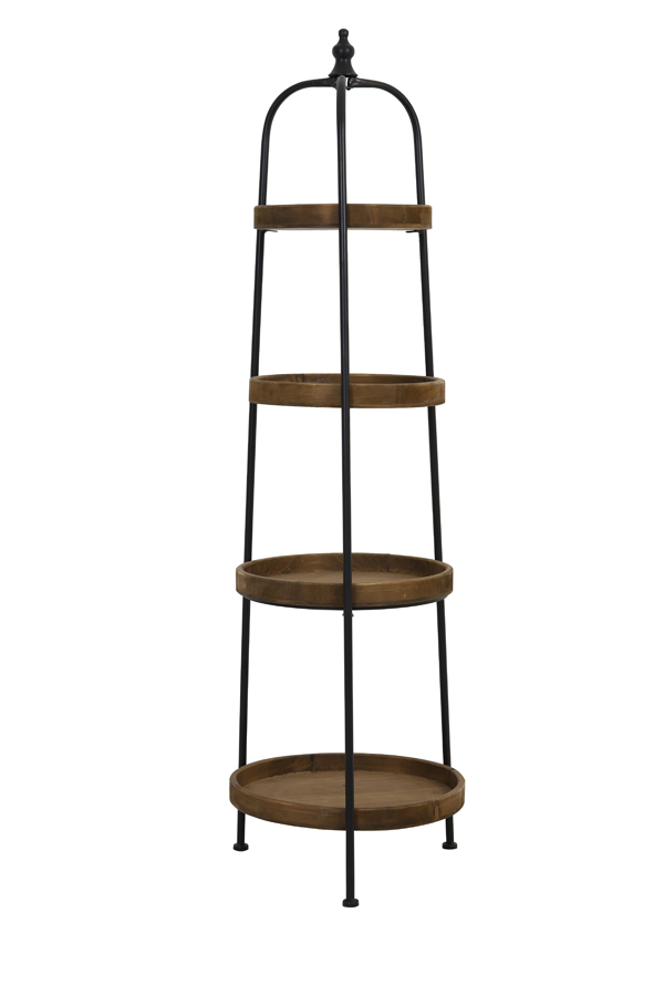 Light & Living - Etagere KARSON - Ø48x167cm - Bruin