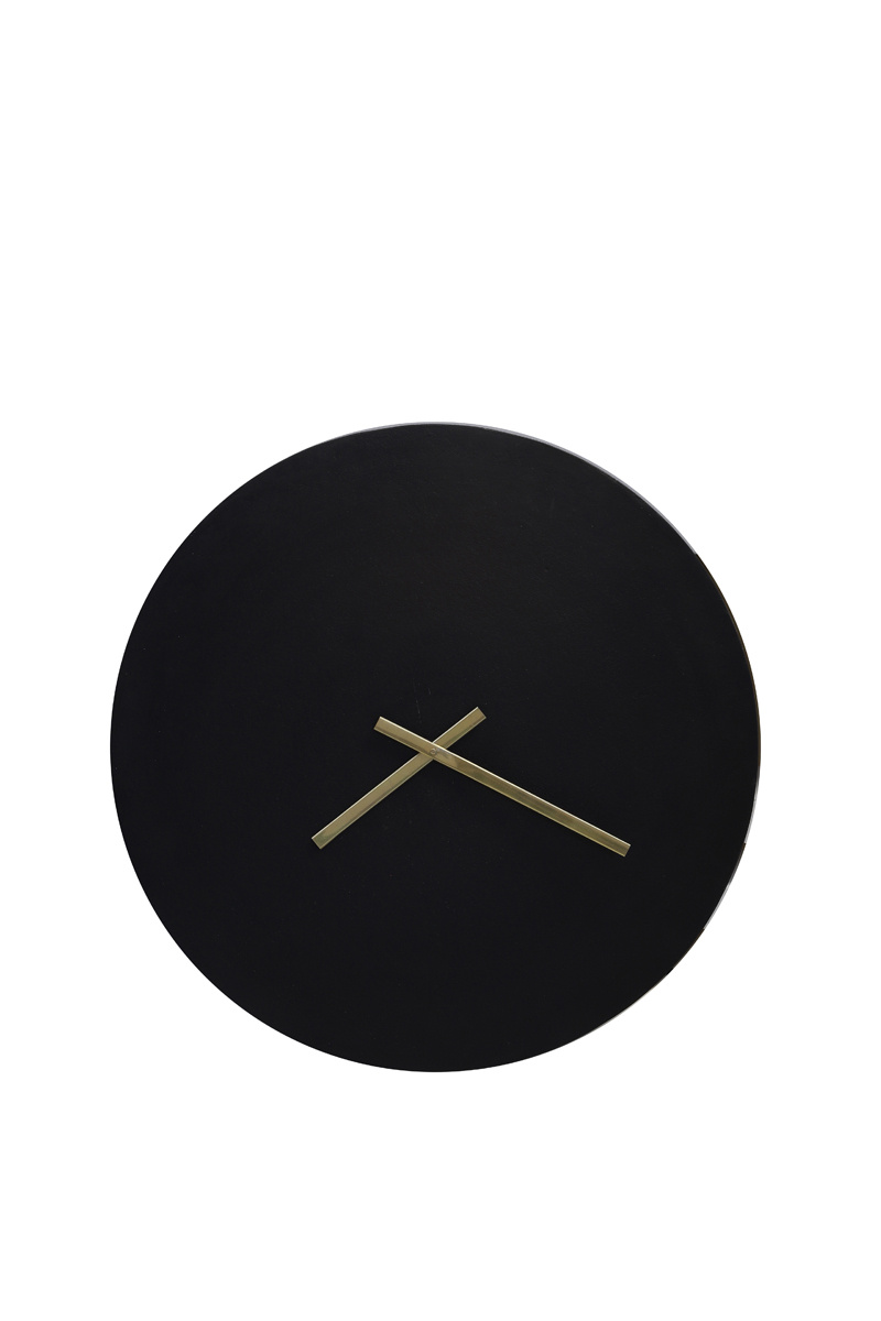 Light & Living - Klok LICOLA - 59x2x59cm - Zwart