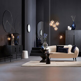 Light & Living - Spiegel ESPEJO - 116x1.5x116cm - Zwart