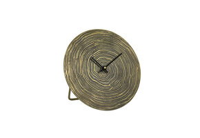 Light & Living - Klok ALOCIL - 20x0.5x20cm - Brons