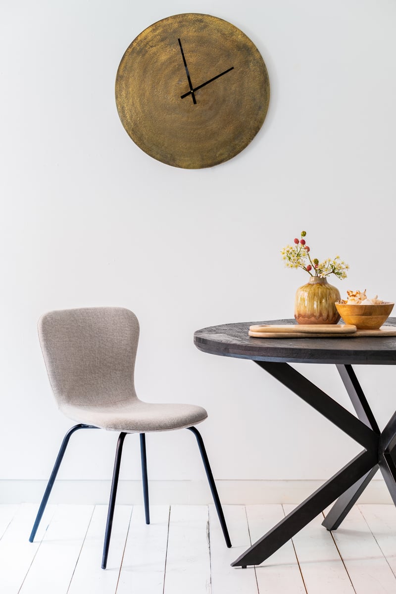 Light & Living - Klok LICOLA - 59x2x59cm - Brons