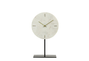 Light & Living - Klok MORENO - 25.5x10x42.5cm - Wit