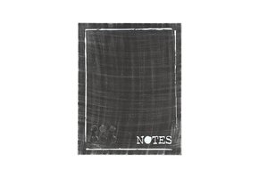 LABEL51 Wanddecoratie Memobord - Zwart - Metaal - 36x3x46 cm