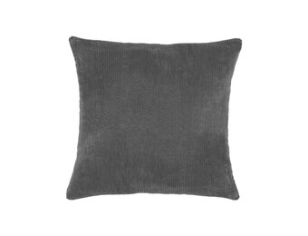 LABEL51 Sierkussen Rib - Donkergrijs - Katoen