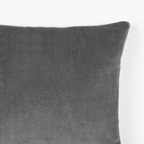 LABEL51 - Sierkussen Rib - Donkergrijs - 10x45x45cm