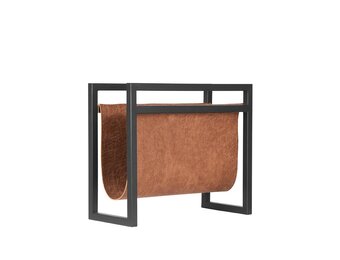 LABEL51 Opberger Magazinehouder - Cognac - Leder