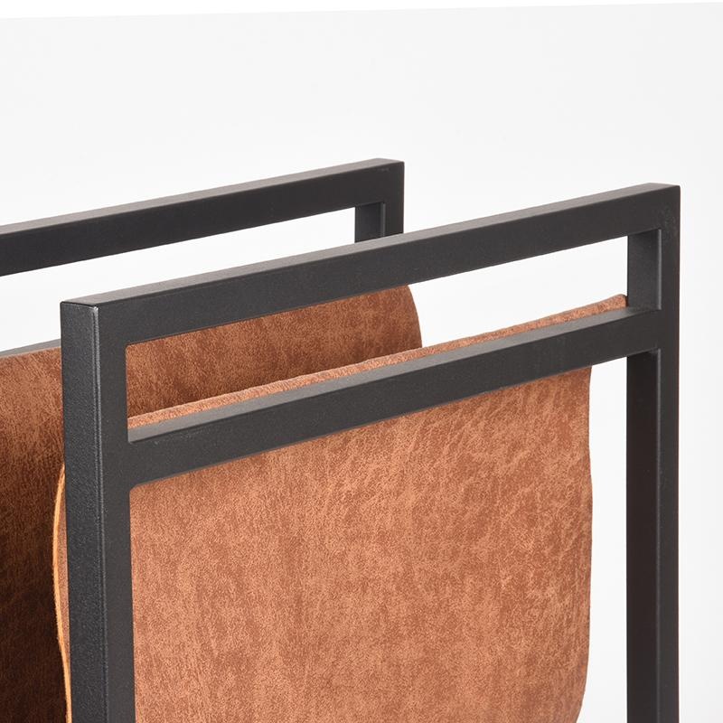 LABEL51 - Woondecoratie Magazinehouder - Bruin - 20x45x38cm