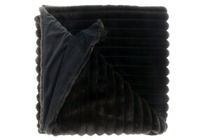 Unique Living | Plaid Peppe 150x200cm black