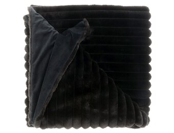 Unique Living | Plaid Peppe 150x200cm black