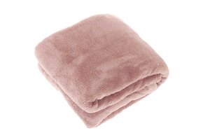 Unique Living | Justin plaid 150x200cm oud roze