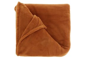 Unique Living - Plaid Claudi 130x160cm Leather Brown