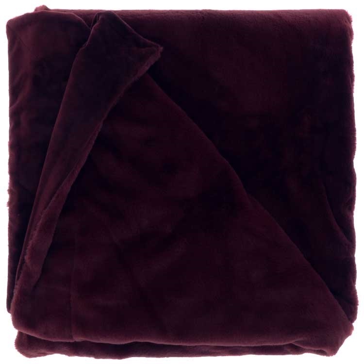 Unique Living - Plaid Klaas - 150x200cm - Dark Purple