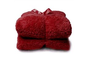 Unique Living | Teddy plaid 150x200cm red