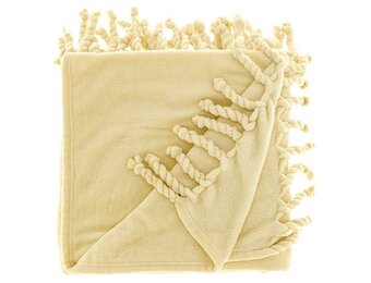 Unique Living - Plaid Lieke 130x160cm Soft Yellow