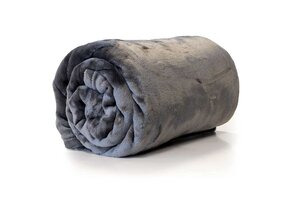 Unique Living - Enzo plaid 130x180cm Dark Grey