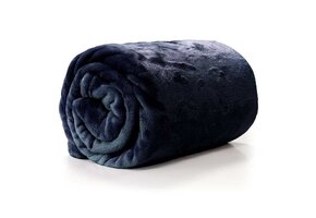 Unique Living | Enzo plaid 130x180cm dark blue