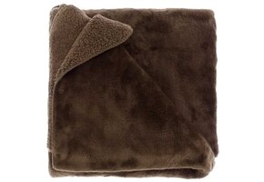 Unique Living | Plaid Torvah 150x200cm bison brown