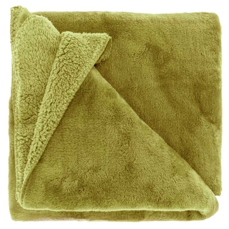 Unique Living - Plaid Torvah 150x200cm Moss Green