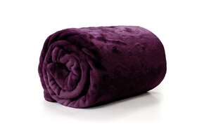 Unique Living - Enzo Plaid 130x180cm Dark Purple