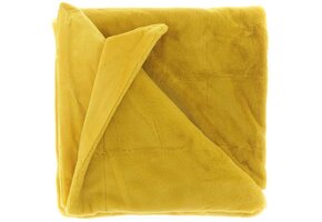 Unique Living | Plaid Klaas 150x200cm bamboo yellow