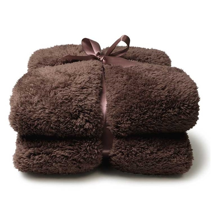 Unique Living | Teddy plaid 150x200cm taupe