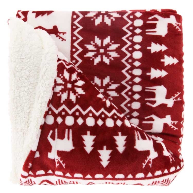 Unique Living - Plaid Yael - 150x200cm - Red