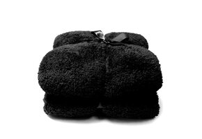 Unique Living - Teddy plaid - 150x200cm - Zwart