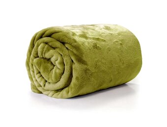 Unique Living - Enzo Plaid 130x180cm Moss Green