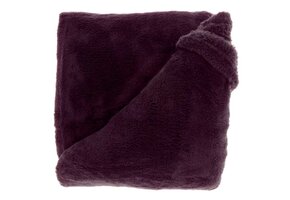 Unique Living - Plaid Justin - 150x200cm - Dark Purple