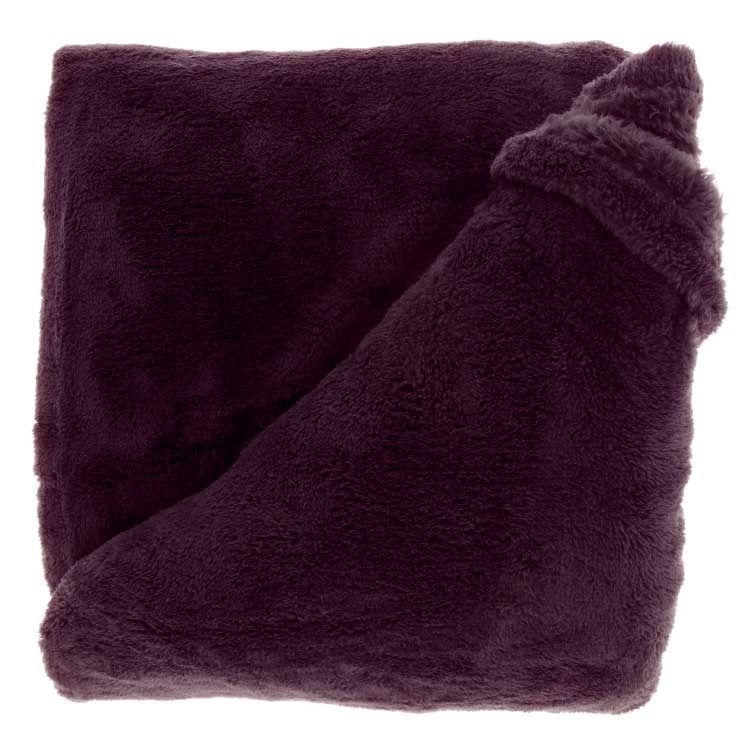 Unique Living - Plaid Justin - 150x200cm - Dark Purple