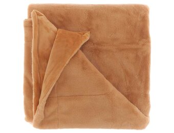 Unique Living | Plaid Klaas 150x200cm sandstone