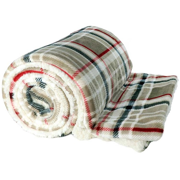 Unique Living | Larsson plaid 150x200cm taupe
