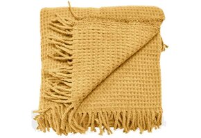 Unique Living - Plaid Selien 150x200cm Bamboo Yellow