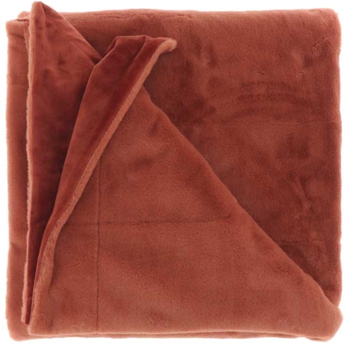 Unique Living | Plaid Klaas 150x200cm redwood