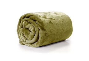 Unique Living - Enzo Plaid 130x180cm Olive Green