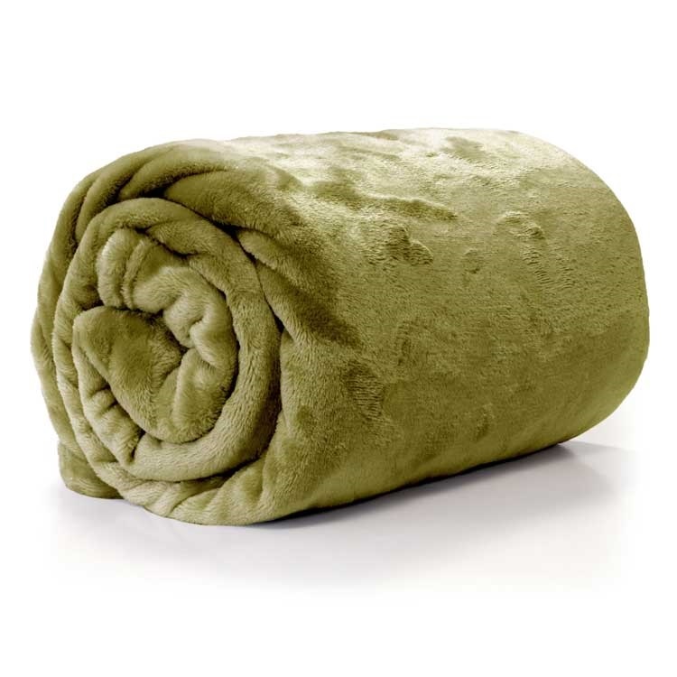 Unique Living - Enzo Plaid 130x180cm Olive Green