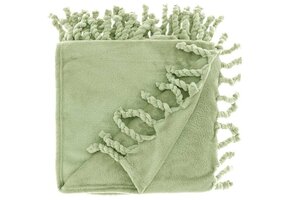 Unique Living - Plaid Lieke 130x160cm Nile Green