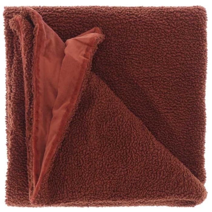 Unique Living | Plaid Romie 150x200cm redwood