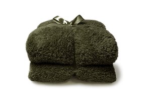 Unique Living - Teddy Plaid 150x200cm Winter Green