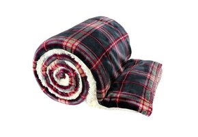 Unique Living | Larsson plaid 150x200cm dark grey