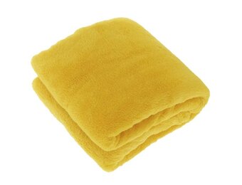 Unique Living | Justin plaid 150x200cm bamboo yellow